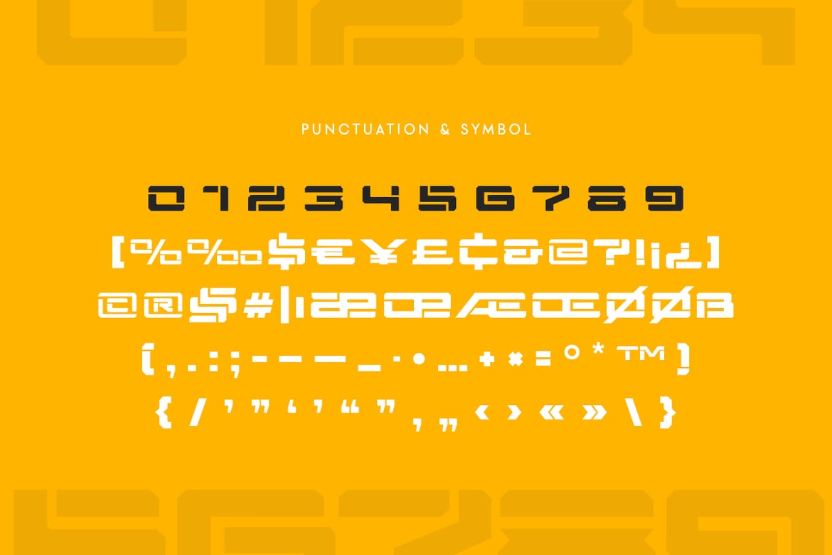 Invasion - Futuristic Techno Font