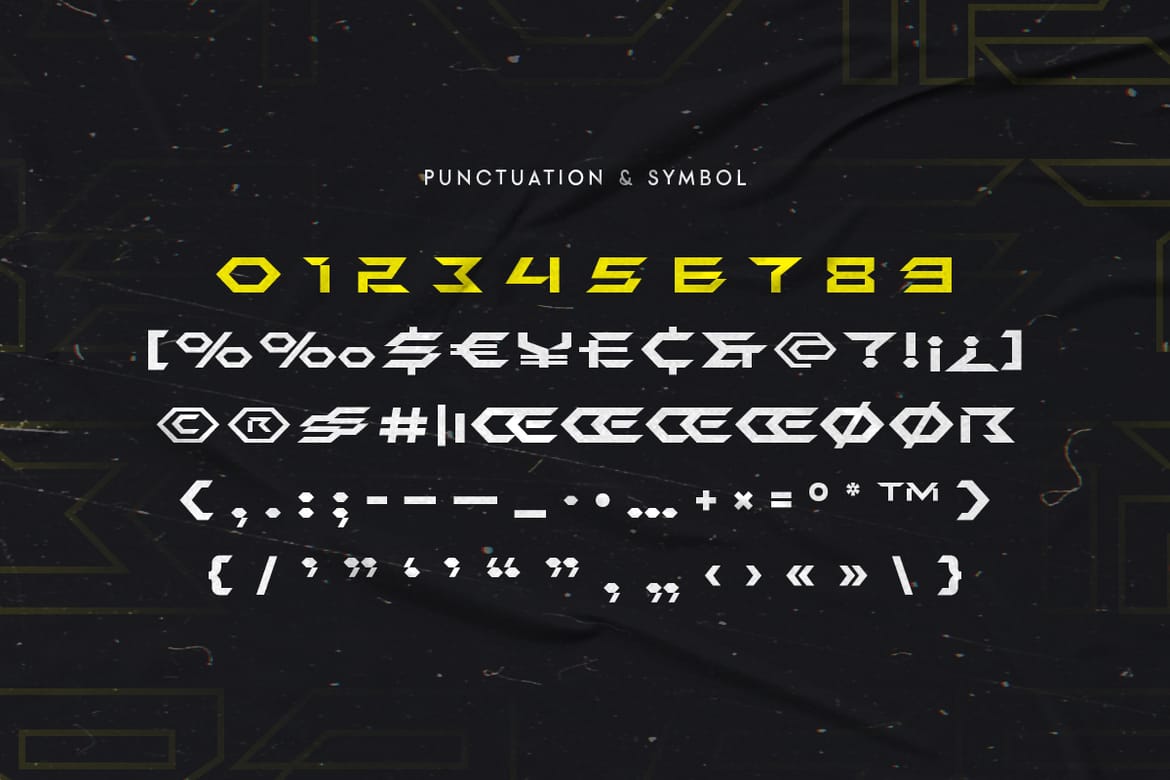 KAHF - Modern Futuristic Street Font