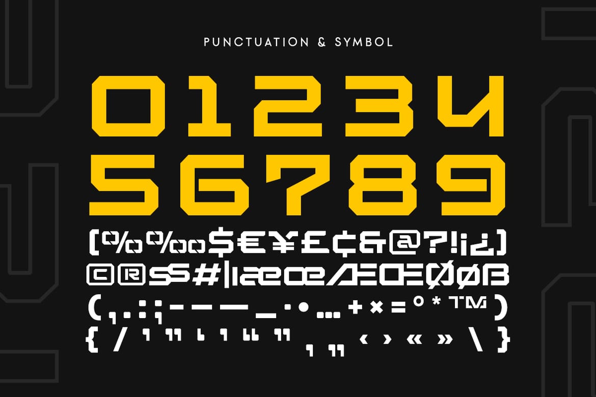Nexa - Modern Futuristic Scifi Font