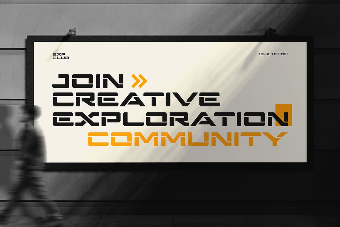 Invasion - Futuristic Techno Font