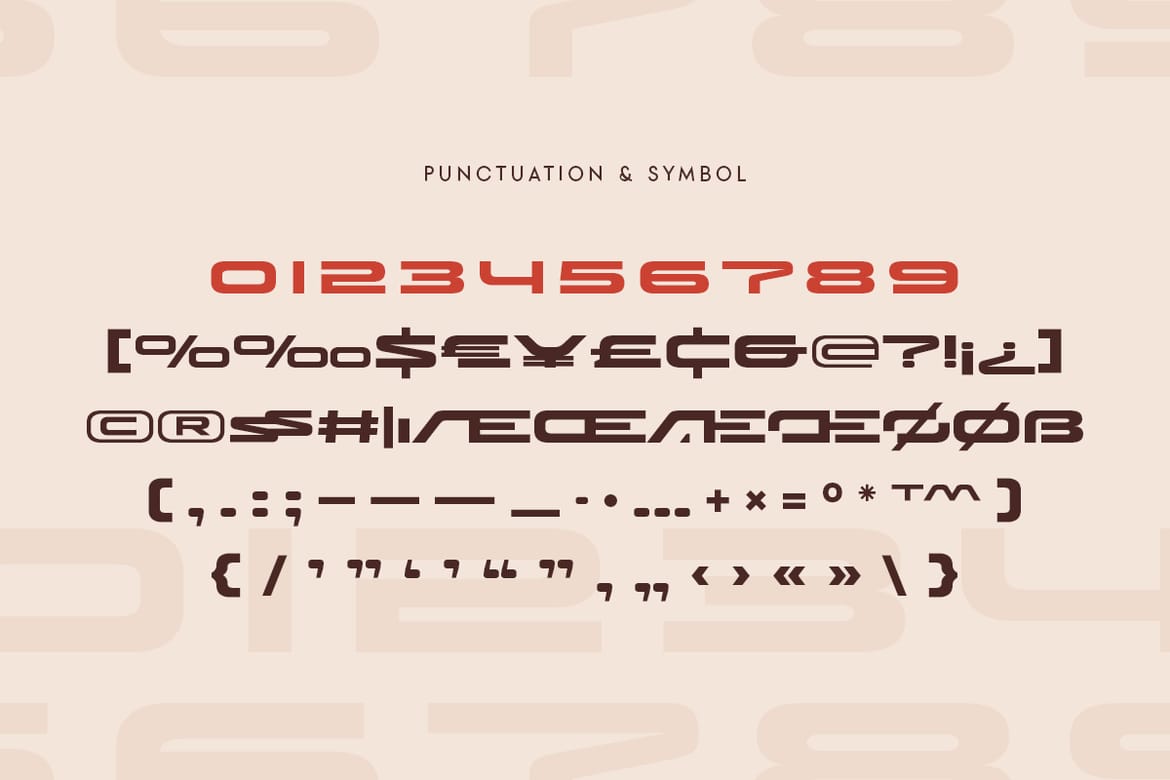 VAMOS - Modern Futuristic Scifi Font