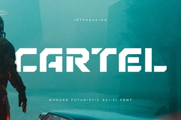 CARTEL - Futuristic Sci-fi Font