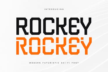 Rockey - Modern Futuristic Font