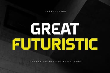 Great Futuristic - Modern Scifi Font