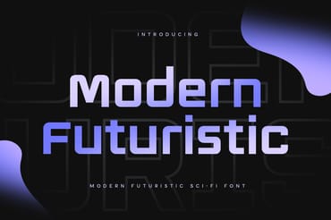 Modern Futuristic - Scifi Font
