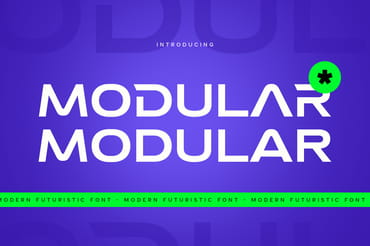 Modular - Futuristic Scifi Font