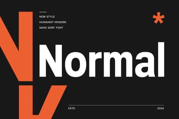 Normal - Humanist Modern Sans Serif