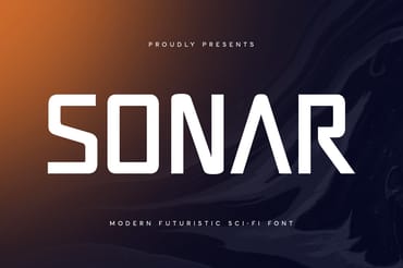 Sonar - Modern Futuristic Scifi Font