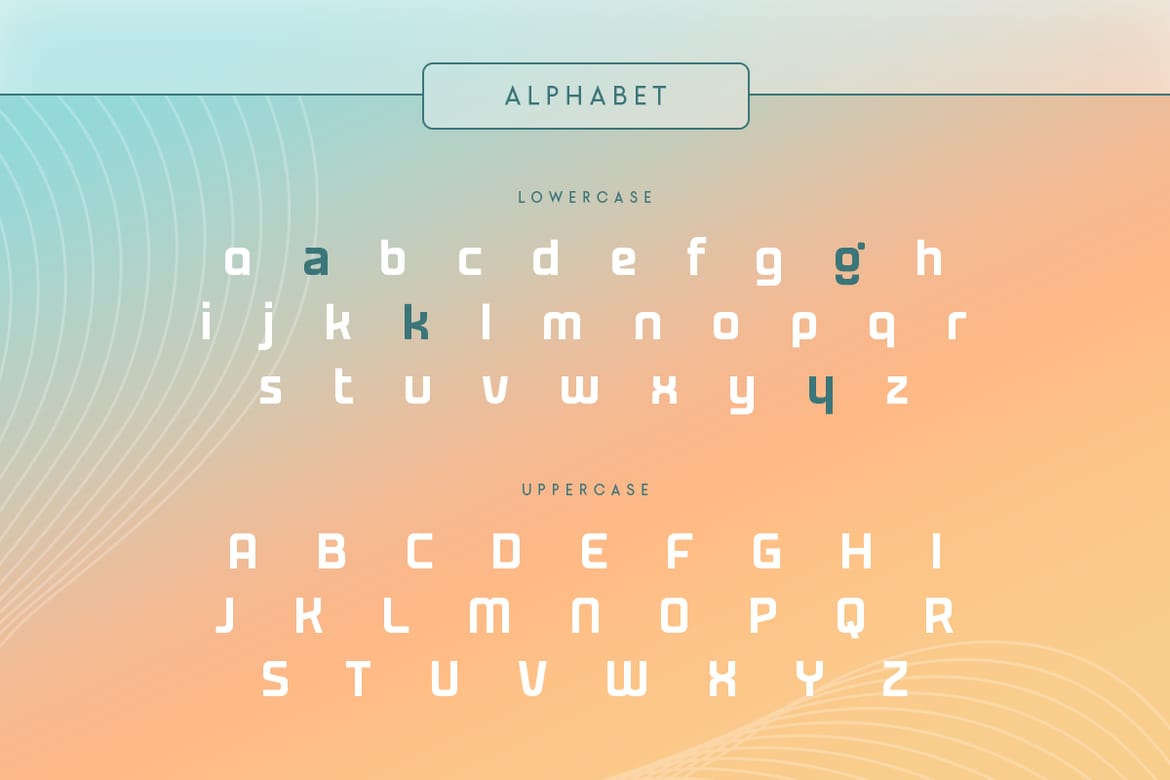 Axis - Modern Unique Futuristic Font