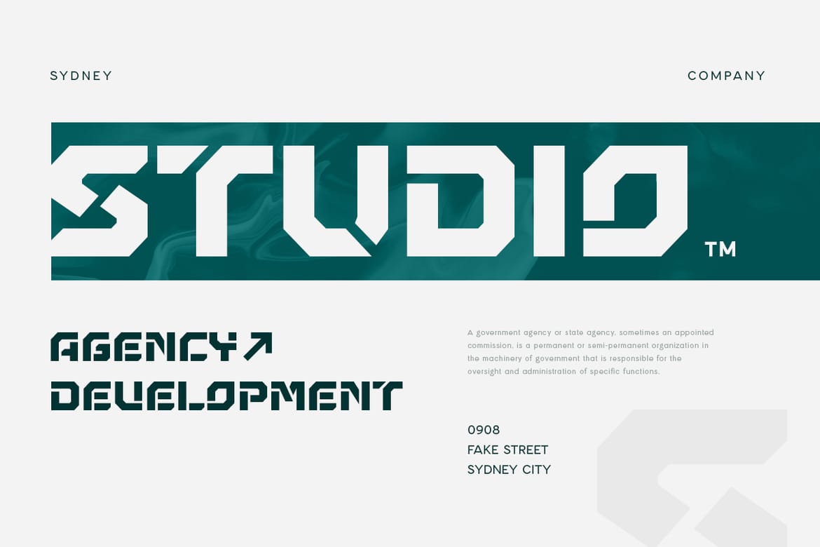 CARTEL - Futuristic Sci-fi Font