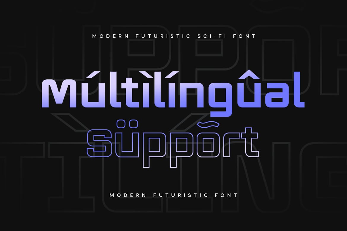 Modern Futuristic - Scifi Font