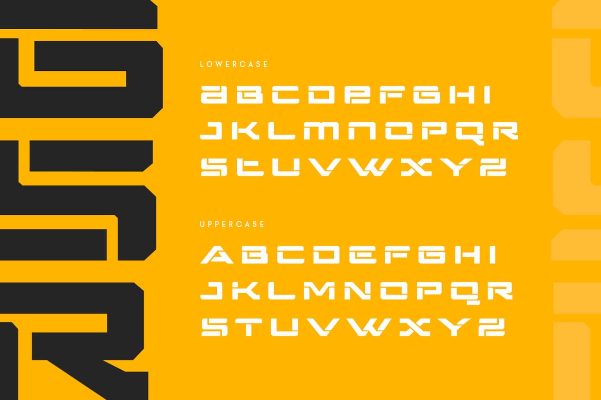 Invasion - Futuristic Techno Font