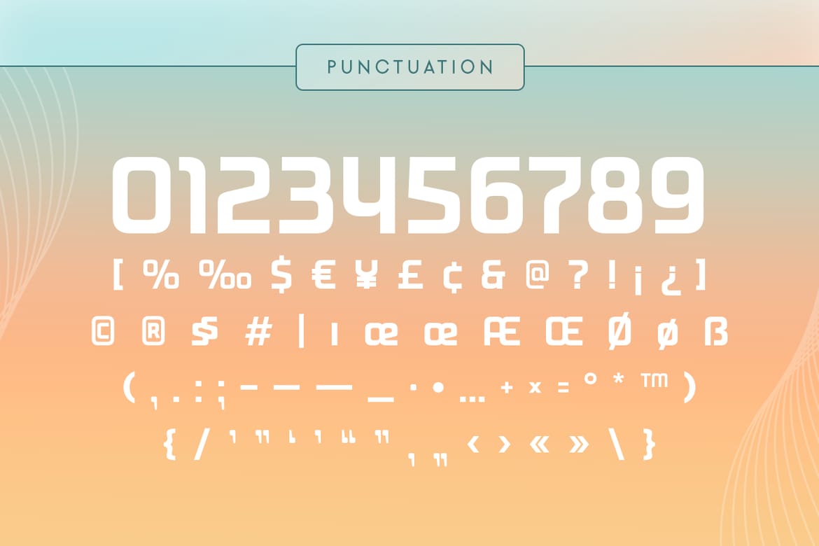 Axis - Modern Unique Futuristic Font