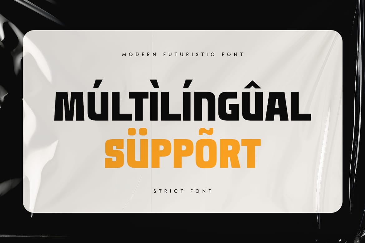 Strict - Modern Neo Brutalism Font