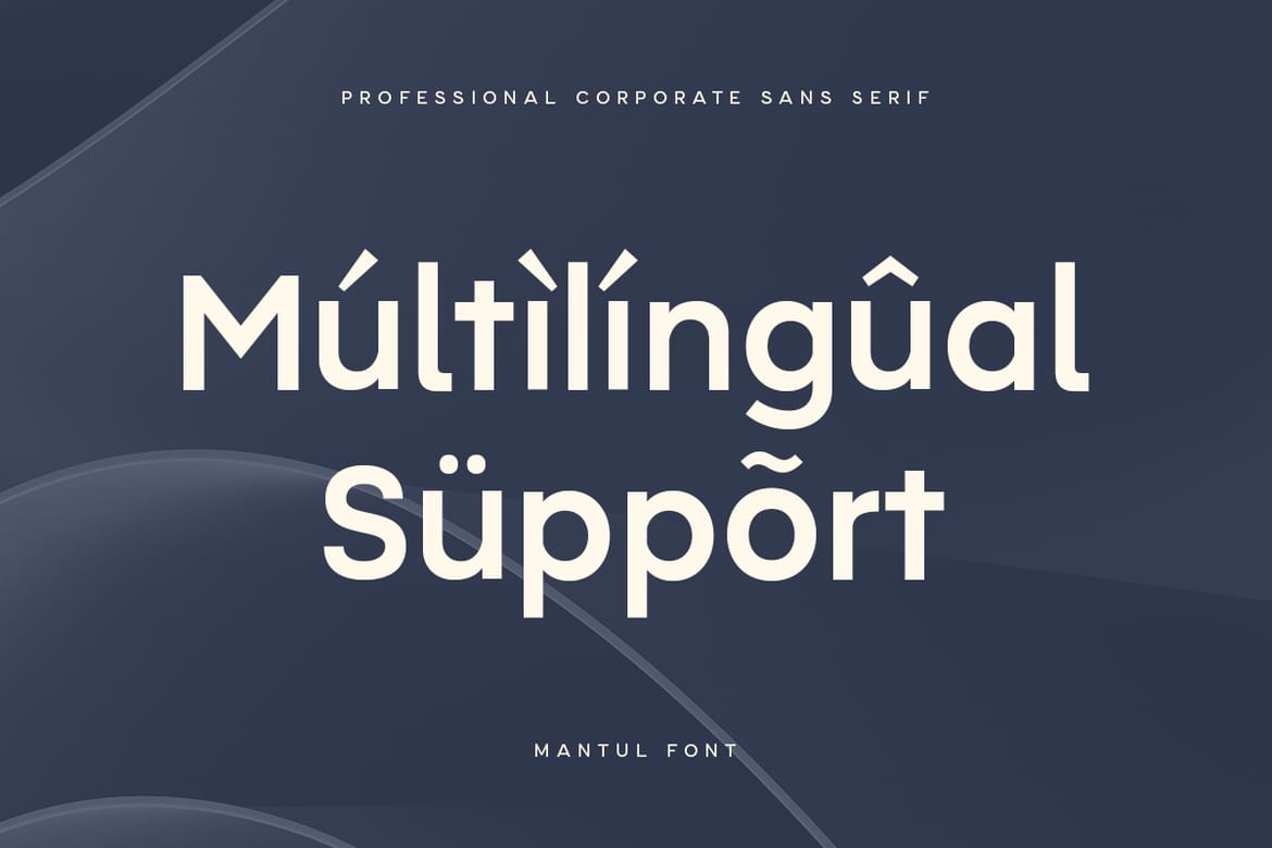 Mantul - Corporate Sans Serif