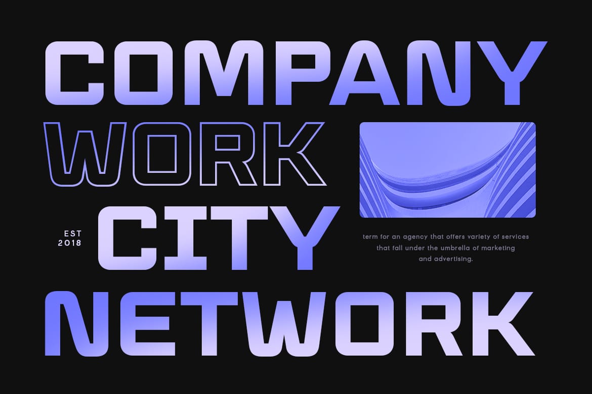 Modern Futuristic - Scifi Font