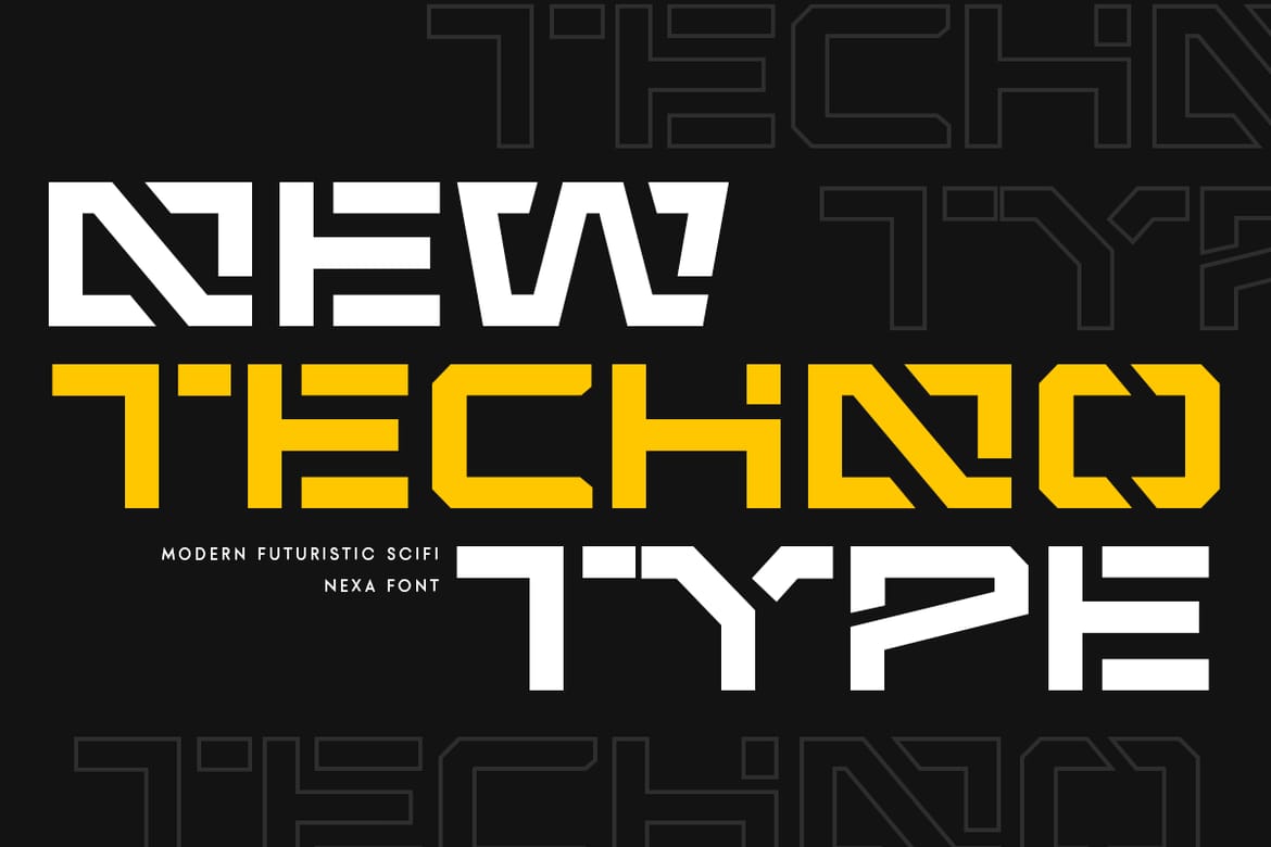 Nexa - Modern Futuristic Scifi Font