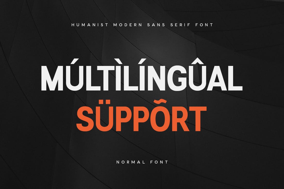 Normal - Humanist Modern Sans Serif