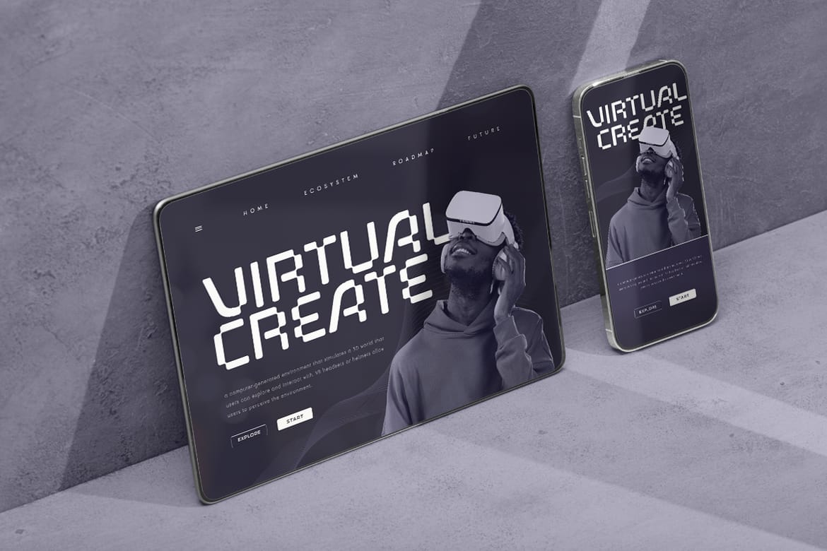 Vision - Futuristic Scifi Font