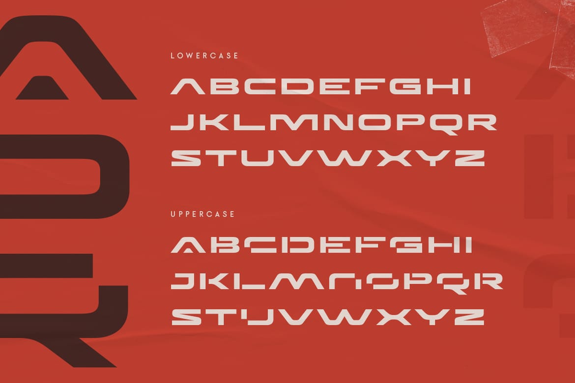 VAMOS - Modern Futuristic Scifi Font