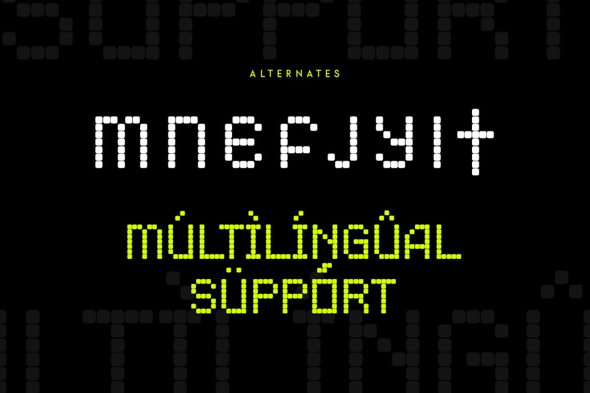 Digitalize - Digital Techno Font