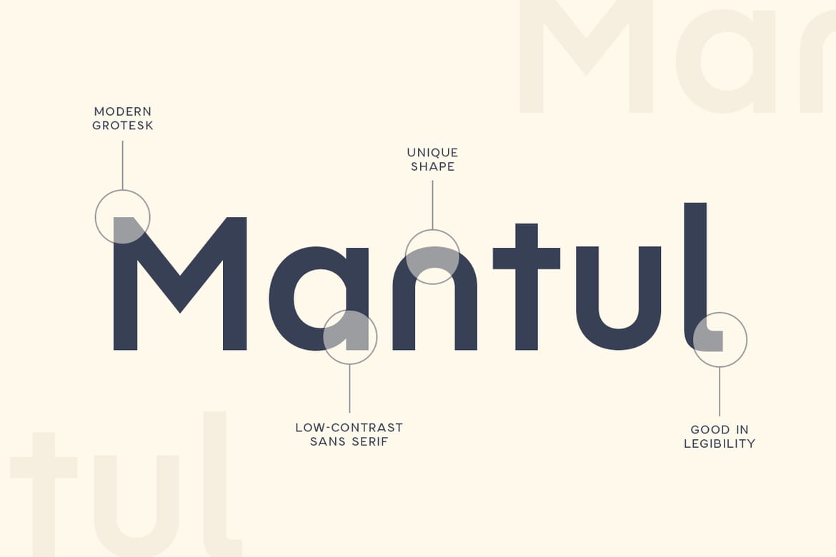 Mantul - Corporate Sans Serif