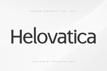 Helovatica - Corporate Sans Serif