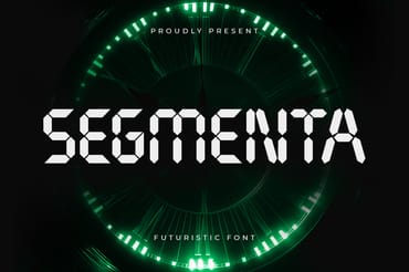 Segmenta - Futuristic Segment Font