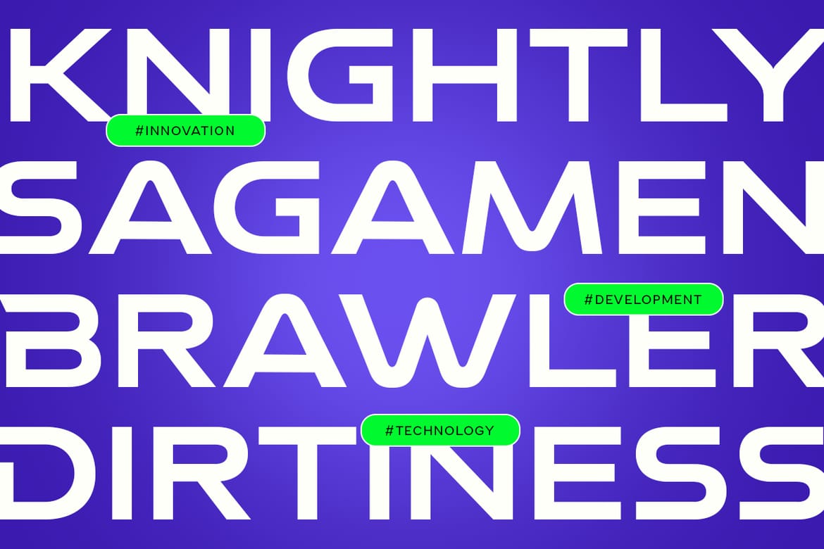 Modular - Futuristic Scifi Font