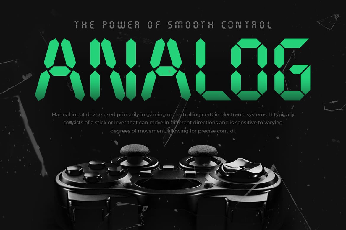 Segmenta - Futuristic Segment Font
