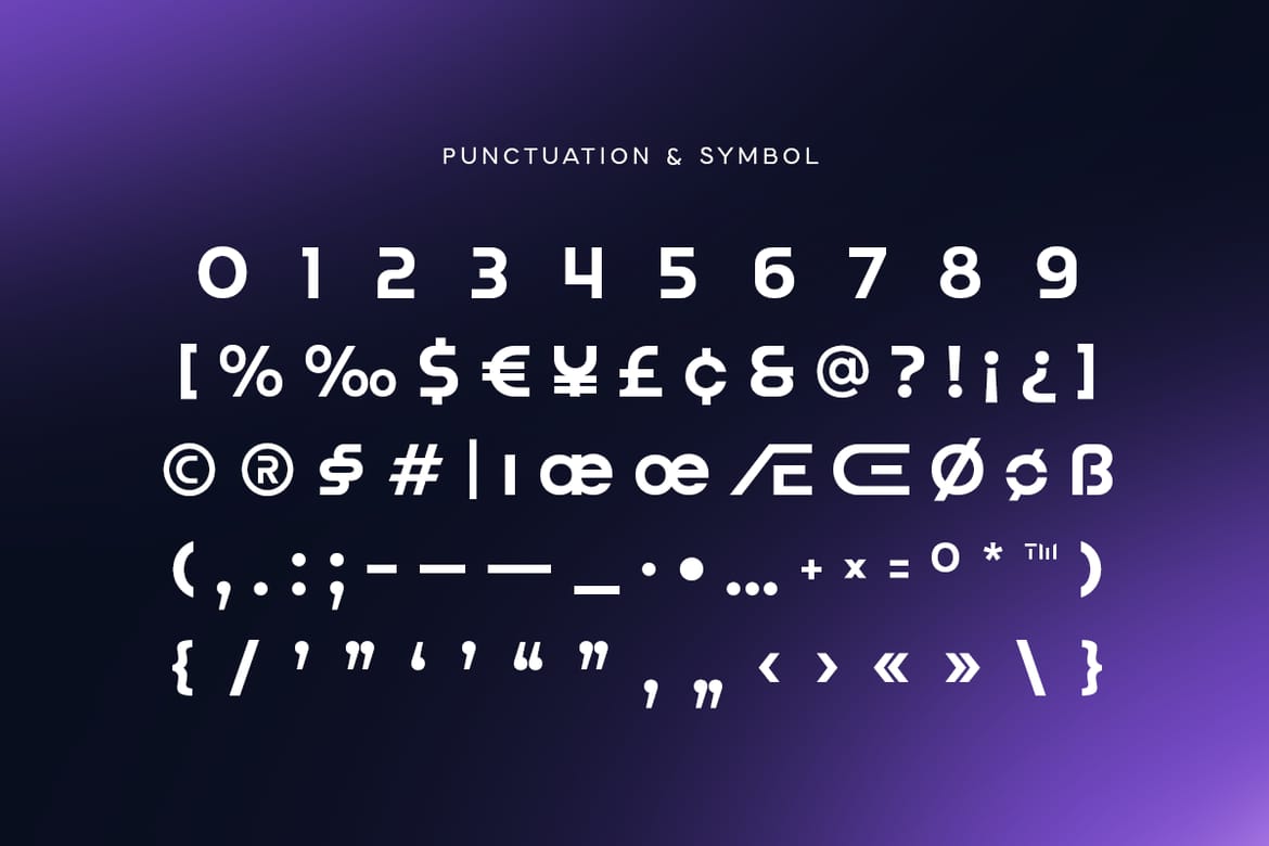 Median - Futuristic Sci-fi Font