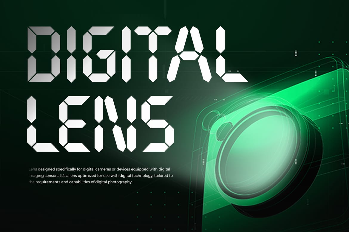 Segmenta - Futuristic Segment Font