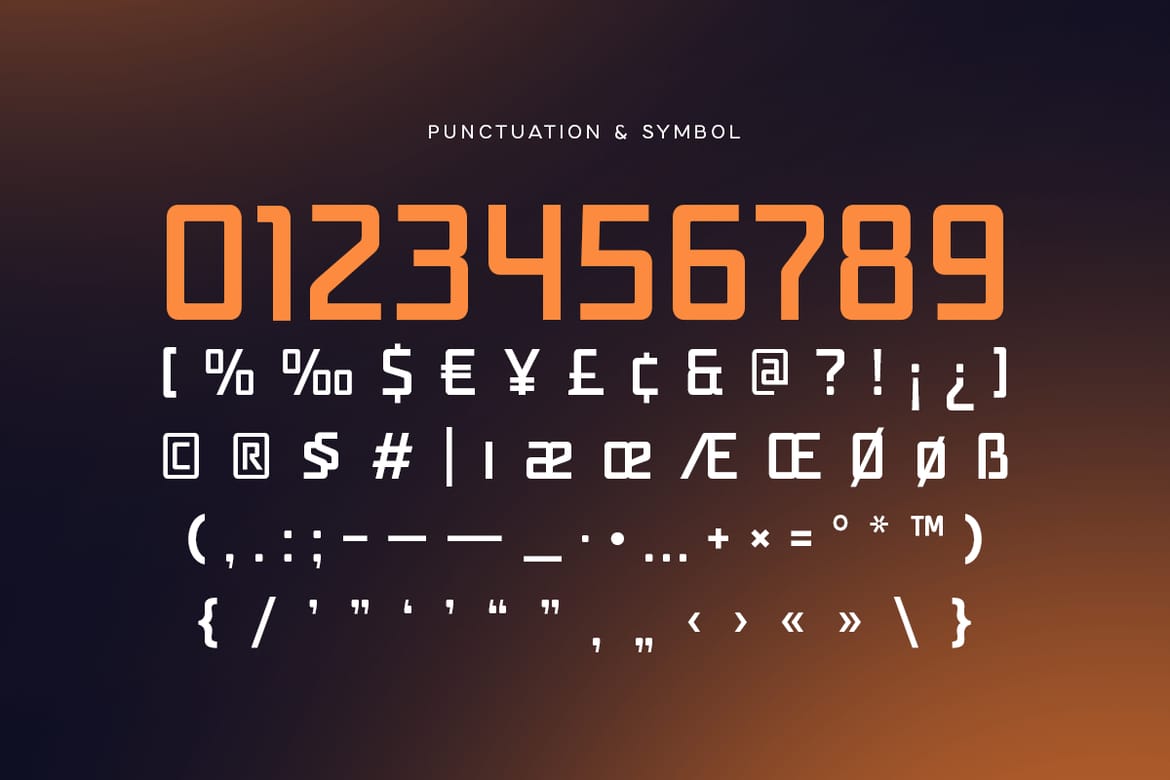 Sonar - Modern Futuristic Scifi Font