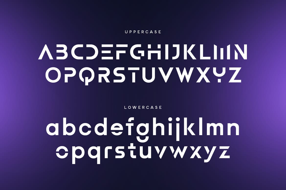 Median - Futuristic Sci-fi Font