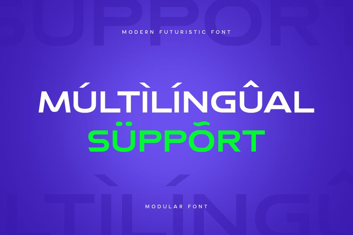 Modular - Futuristic Scifi Font