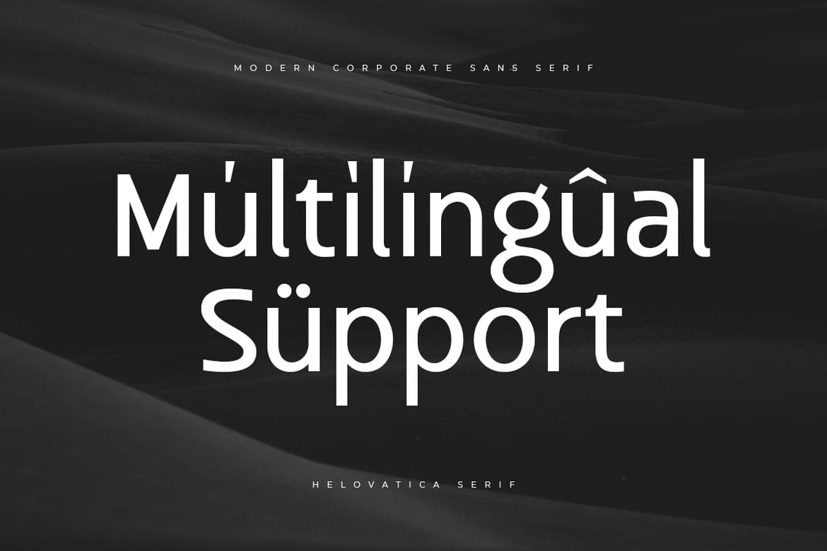 Helovatica - Corporate Sans Serif