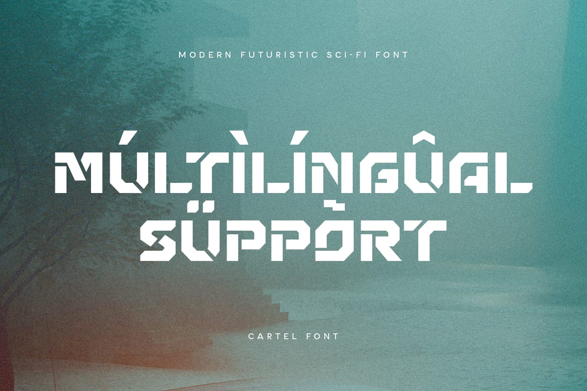 CARTEL - Futuristic Sci-fi Font