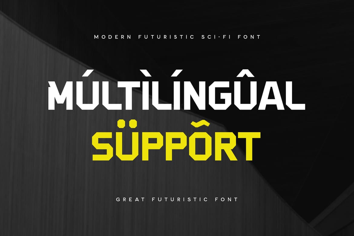 Great Futuristic - Modern Scifi Font