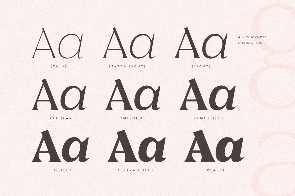 Rosan Stylish - Minimalist Font
