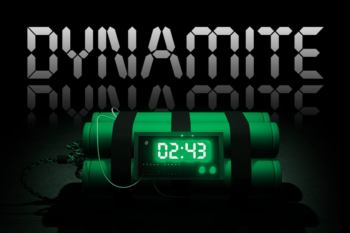 Segmenta - Futuristic Segment Font