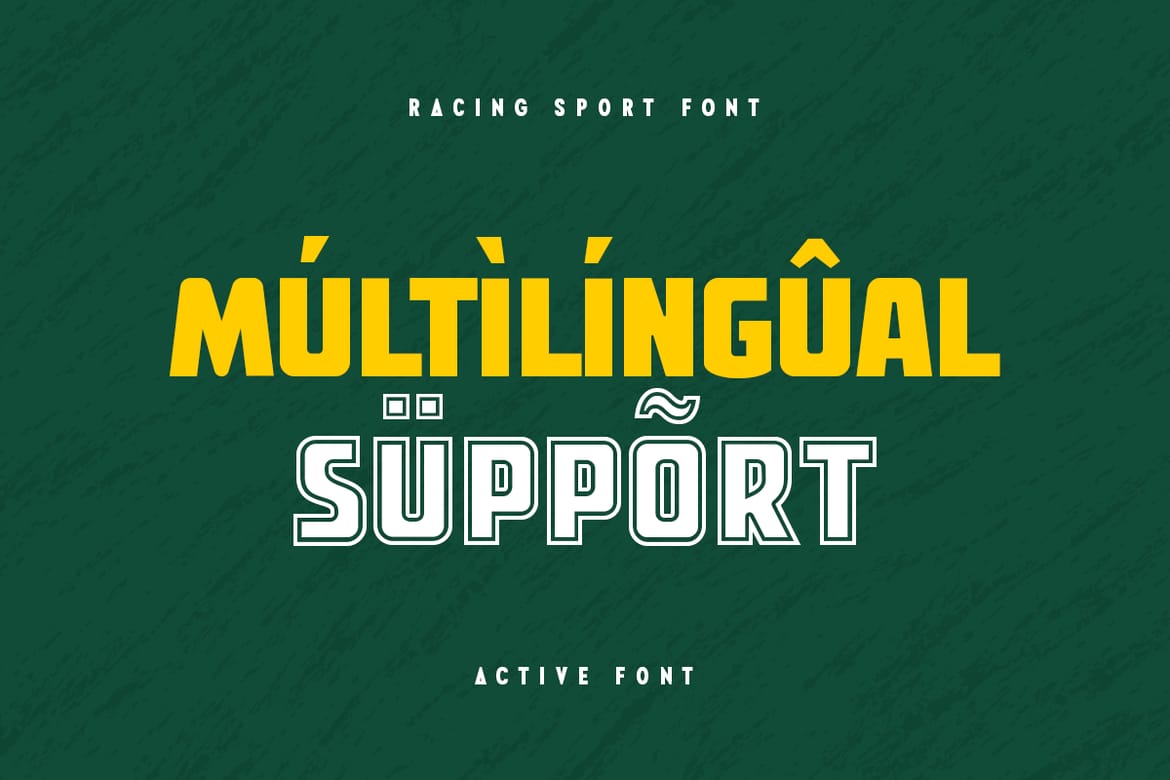 Active - Racing Sport Font