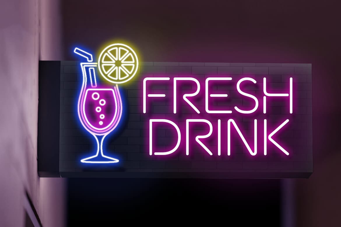 Newon - Modern Neon Light Font