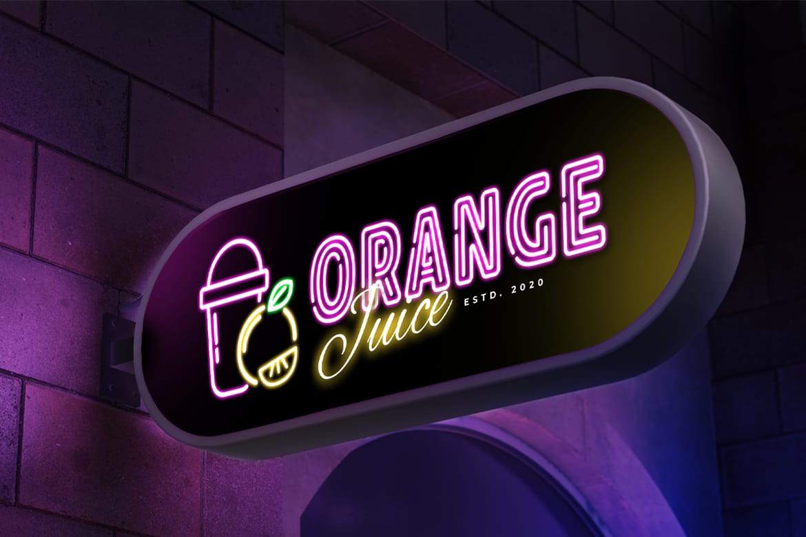 Party - Modern Fun Neon Font