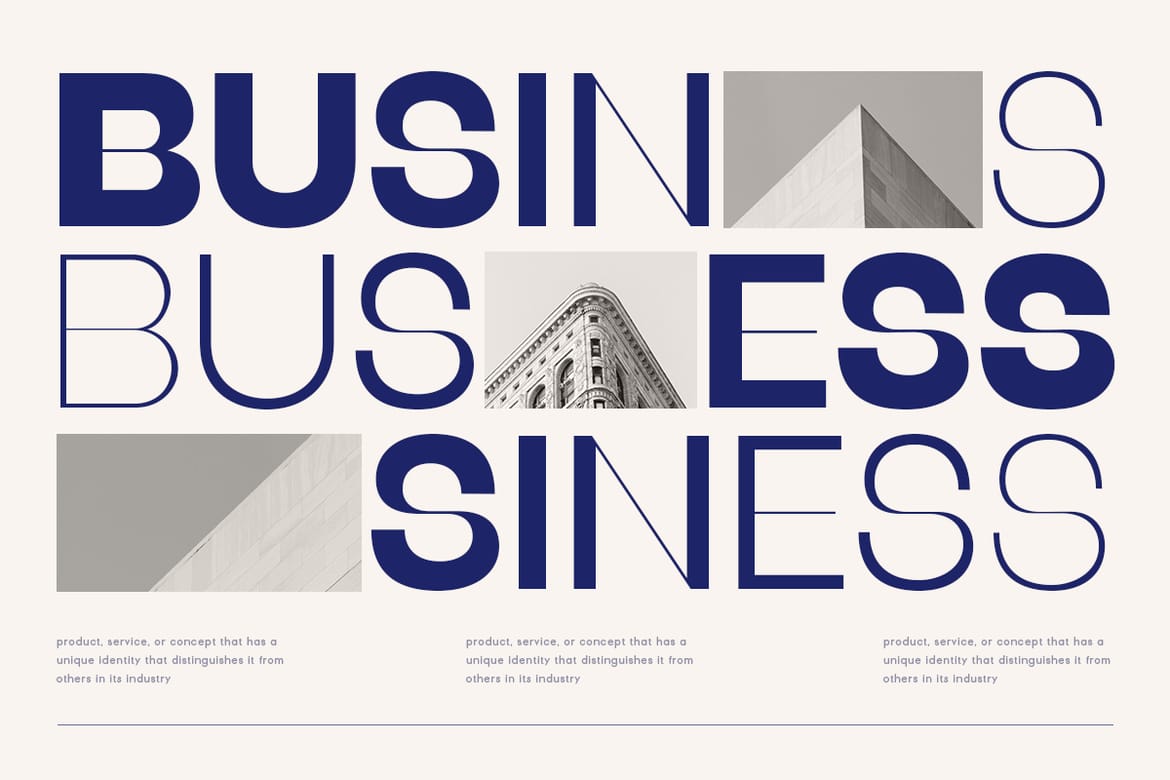 Remake - Modern High Contrast Font