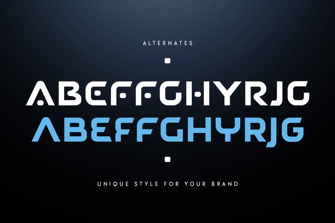 Automata - Futuristic Sport Font