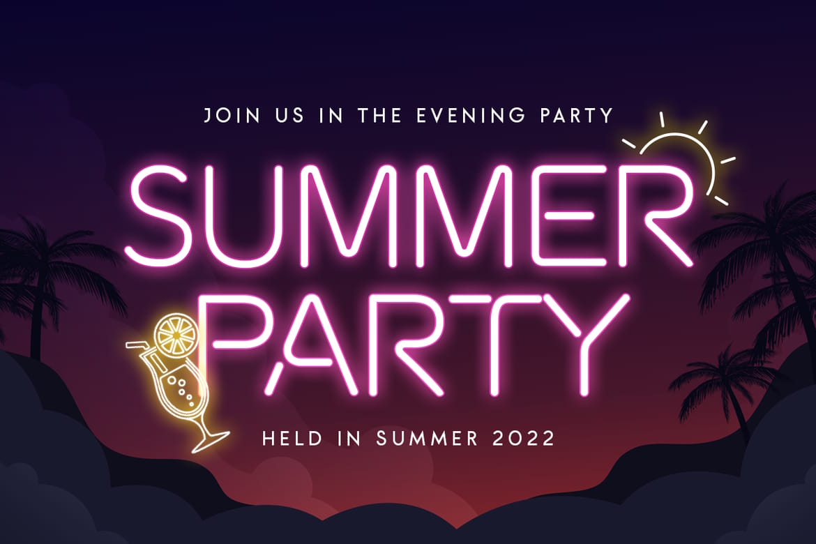 Newon - Modern Neon Light Font