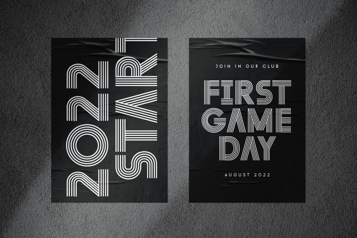 Layer - Layered Logo Modern Font