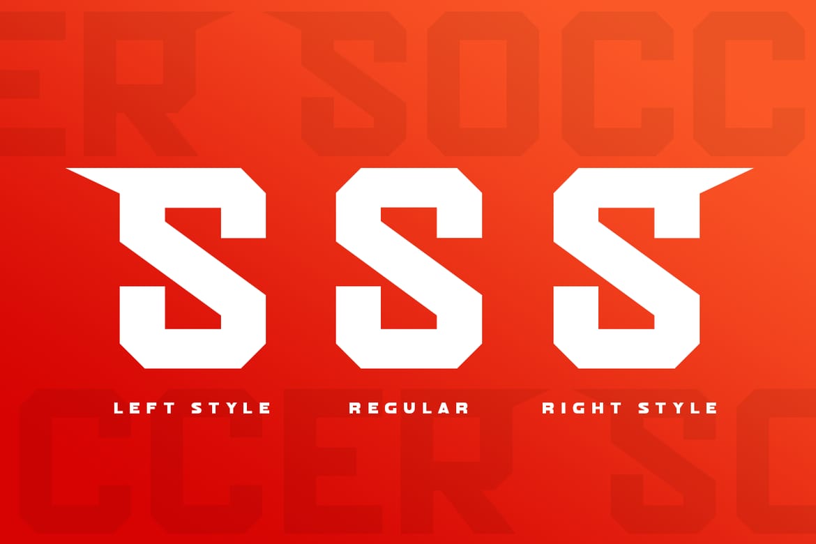 Soccer – Modern Sport Logo Font