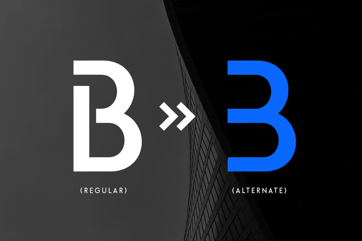 Aquarium - Modern Futuristic Font