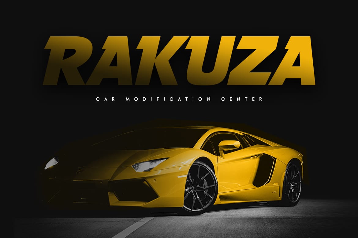 Faster - Racing Modern Logo Font
